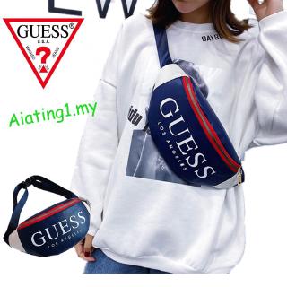 Guess คาดอก/คาดเอว แท้ งานoutlet Guesss Chest Bag Waist Bag Cross Body Bag Unisex Ready Stock!!!