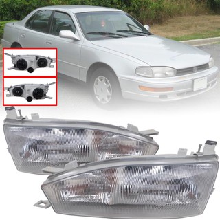 เสื้อไฟหน้า เสื้อไฟตา ออสเตรเลีย รุ่น โตโยต้า คัมรี่ TOYOTA CAMRY ACV10 ปี 1994 - 1997 ลายอะคริลิค