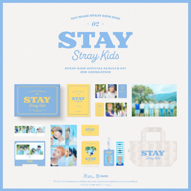 STRAY KIDS VLIVE 2ND GEN FANKIT
