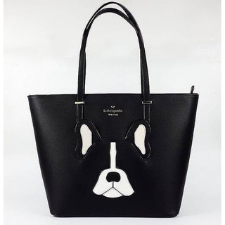 KATE SPADE CEDAR STREET MEDIUM FRENCH BULLDOG TOTE BAG