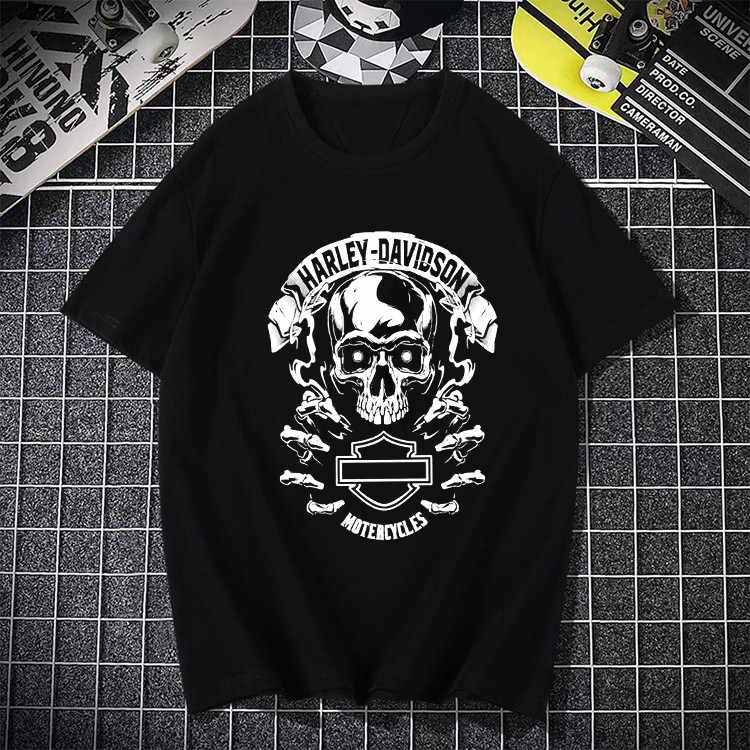 D108  เสื้อยืดแขนสั้ง สำหรับชายและหญิง ลายสวยแฟชั่งนานาชาติร์**ปลีก-ส่ง