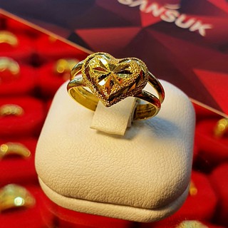 ราคาแหวนทองครึ่งสลึง แหวนครึ่งสลึง ทองแท้ 96.5% เลือกลาย/ไซส์ทางแชท ขายได้จำนำได้ มีใบรับประกัน แหวนทอง แหวนทองแท้