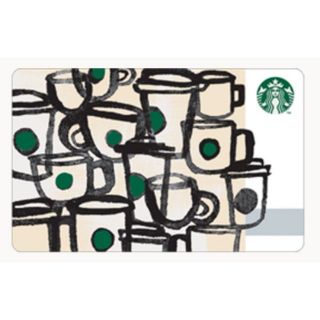 บัตร Starbucks ลาย Core Cup Layered