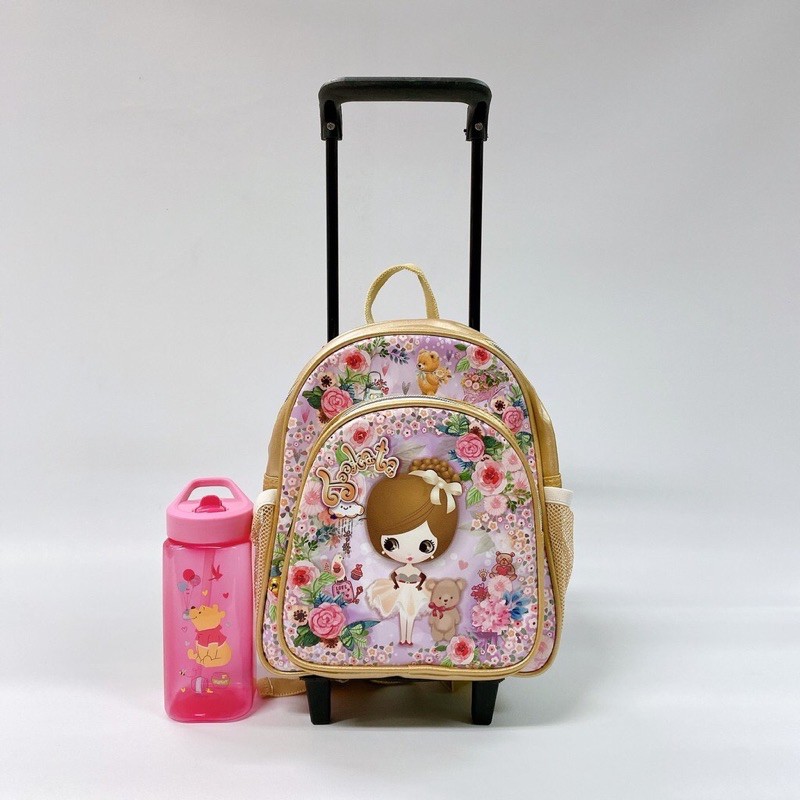 กระเป๋าเป้ล้อลาก สไตล์เกาหลี สำหรับเด็กเล็กเตรียมอนุบาล-อนุบาล (ขนาด10นิ้ว)