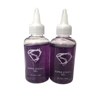 น้ำยาลอกลาย EZ Super Stencil Gel ขนาด 4 ออนซ์ (สีใสสีม่วง) อุปกรณ์งานสัก