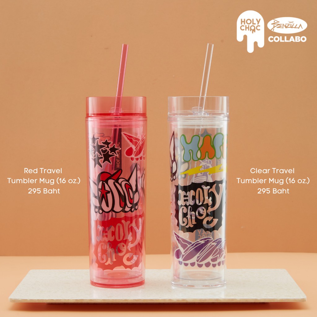 TRAVEL TRUMBLER MUG by HOlYCHOC x BENZILLA COLLECTION