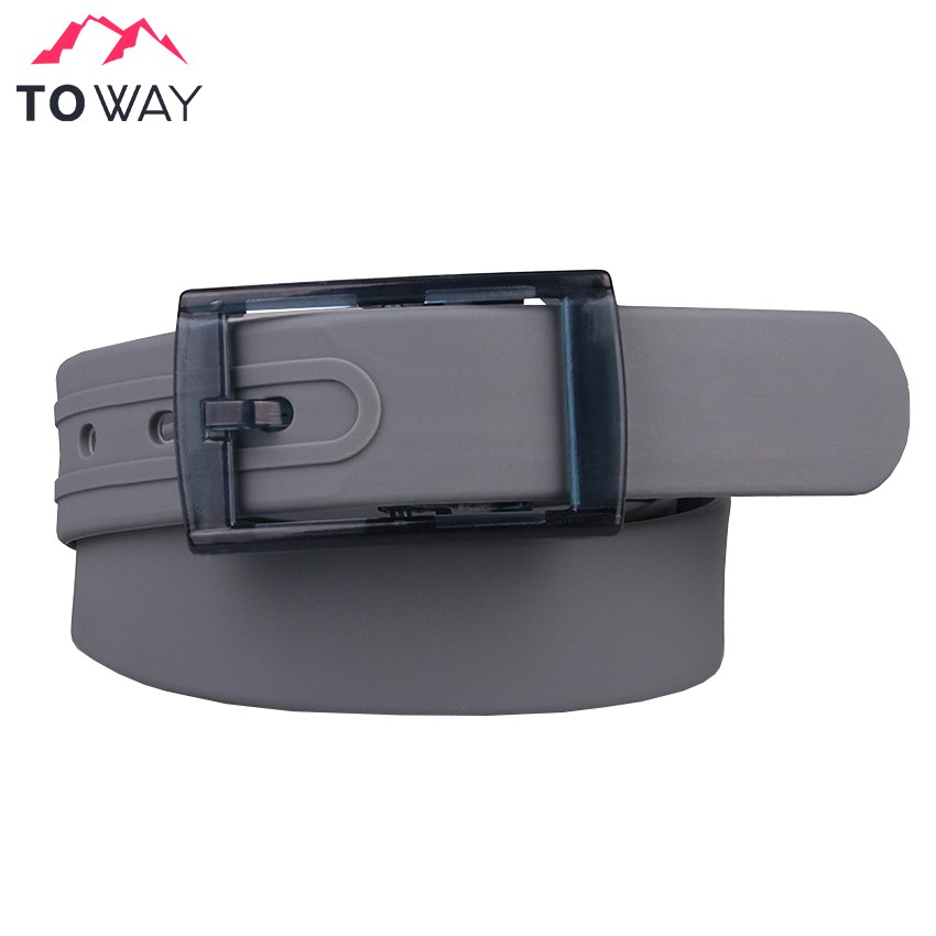 TOWAY-เข็มขัดซิลิโคน เข็มขัดยาง หลายสี แบบเจาะรู(ไม่มีสายรัด) รุ่น KP-640 พร้อมส่งจากไทย