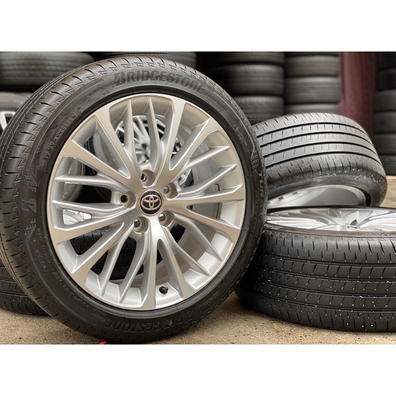 ล้อAllNewCamry ป้ายแดงขอบ18”พร้อมยางเดิมติดรถบริสโตน