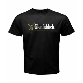 เสื้อยืดลําลอง แขนสั้น พิมพ์ลาย Glenfiddich Single Malt Scotch Whisky แฟชั่นสําหรับผู้ชาย