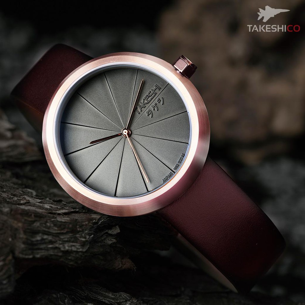 รับประกันศูนย์ - นาฬิกาดำน้ำ TAKESHI CLASSY TURBINE TK04G Japanese Drive dot time