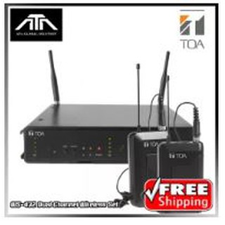 TOA WS-432 Dual Channel Wireless Set ไมค์โครโฟนไร้สาย ไวเรสส์ ไมค์