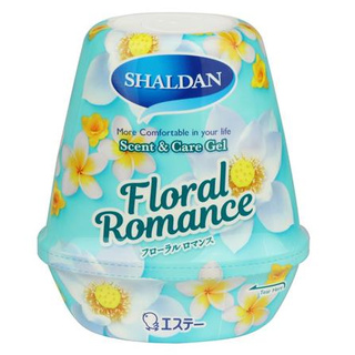 เจลปรับอากาศทั่วไป SHALDAN 180 กรัม FLORAL ROMANCE ให้ความหอมสดชื่นยาวนาน และกลบกลิ่นอันไม่พึงประสงค์