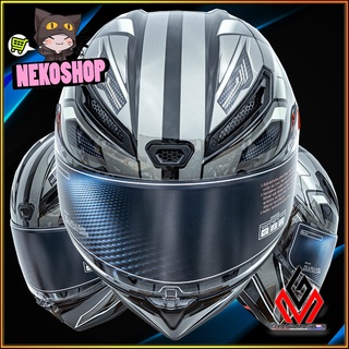 หมวกกันน็อกเต็มใบพร้อมแว่น GRANDMASTER GM003-GB