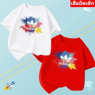 K-2237-SHORT เสื้อยืดเด็ก เสื้ฟอแขนสั้นเด็ก ลายการ์ตูนน่ารัก แฟชั่นเด็ก