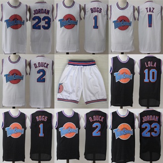 เสื้อกีฬาบาสเก็ตบอล ปักลาย space jam movic jersey No.23