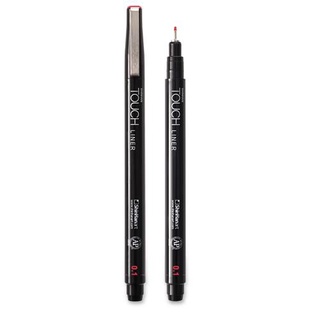 TOUCH LINER 0.4mm / ปากกาตัดเส้นขนาด 0.4 มิลลิเมตร สีดำ แบรนด์ TOUCH จากประเทศเกาหลี (S4110004R)