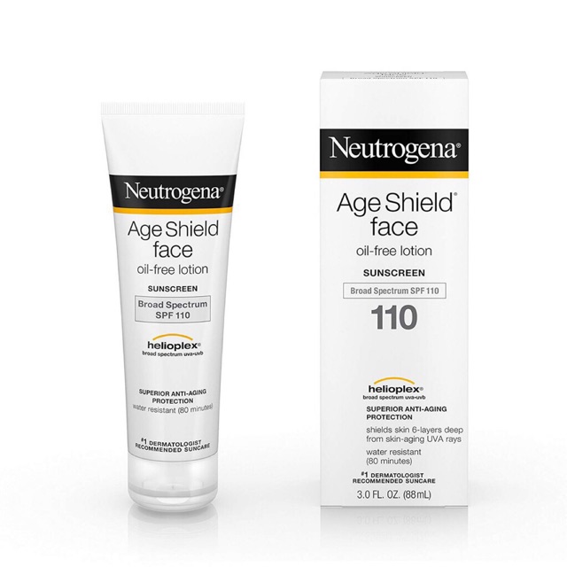 💕พร้อมส่ง🌞Neutrogena Age Shield Face Sunscreen SPF110 88ml.