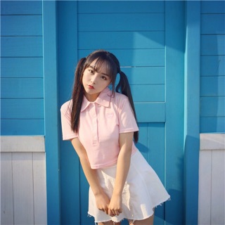 Love Pastel Polo Tee