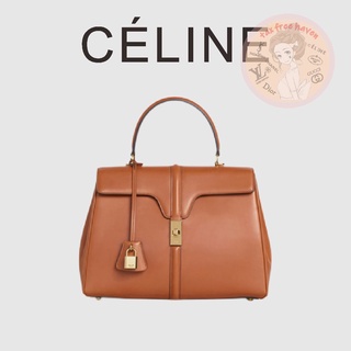 Shopee ลดกระหน่ำ 🔥ของแท้ 100% 🎁Celine Brand New 16 Medium Calf Leather Handbag