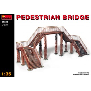 โมเดลอาคารจำลอง MiniArt 1/35 MI35522 Pedestrian Bridge