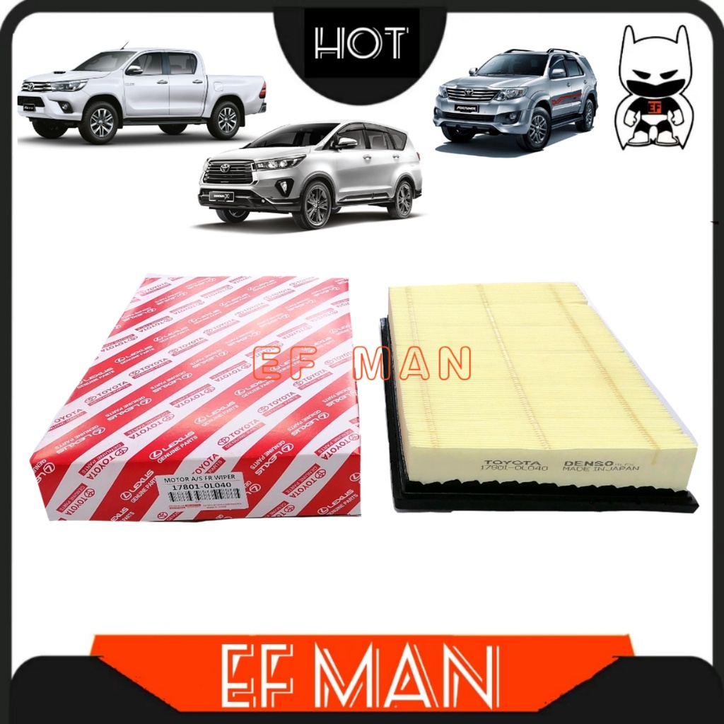 TOYOTA 17801 0L040 HILUX REVO ROCCO 2.4 2.8 INNOVA FORTUNER 17801-0L040 AIR FILTER GUN125 GUN126 TGN