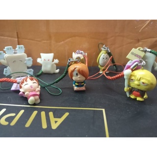 (set8) พวงกุญแจโมเดล อสูรน้อยคิทาโร่ kitaro GeGeGe no Kitaro ขนาด 2.5 cm bandai ของแท้ ลดราคาพิเศษ