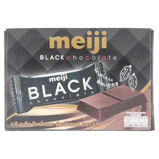 ✨ขายดี✨ เมจิ แบล็ค ช็อกโกแลต 22กรัม Meiji Black Chocolate 22 grams