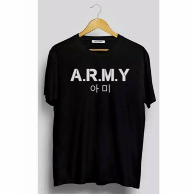 เสื้อยืด BTS BT21 ARMY JUNGKOOK JIMIN JHOPE RAPMONSTER SUGA TAEHYUNG