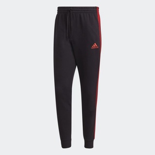 Adidas กางเกงขายาว Essentials French Terry Tapered Cuff 3-Stripes Pants ( H12257 )