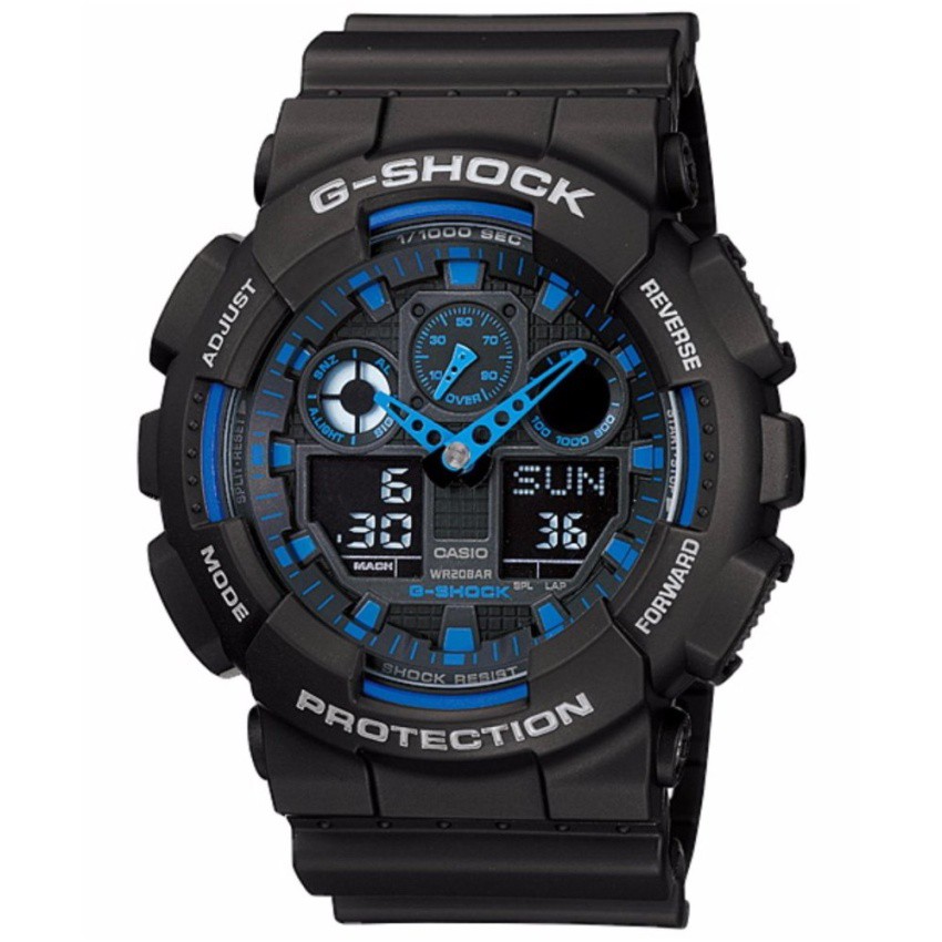 Casio G-Shock นาฬิกาข้อมือรุ่น GA-100-1A2DR - ประกัน CMG 1 ปี