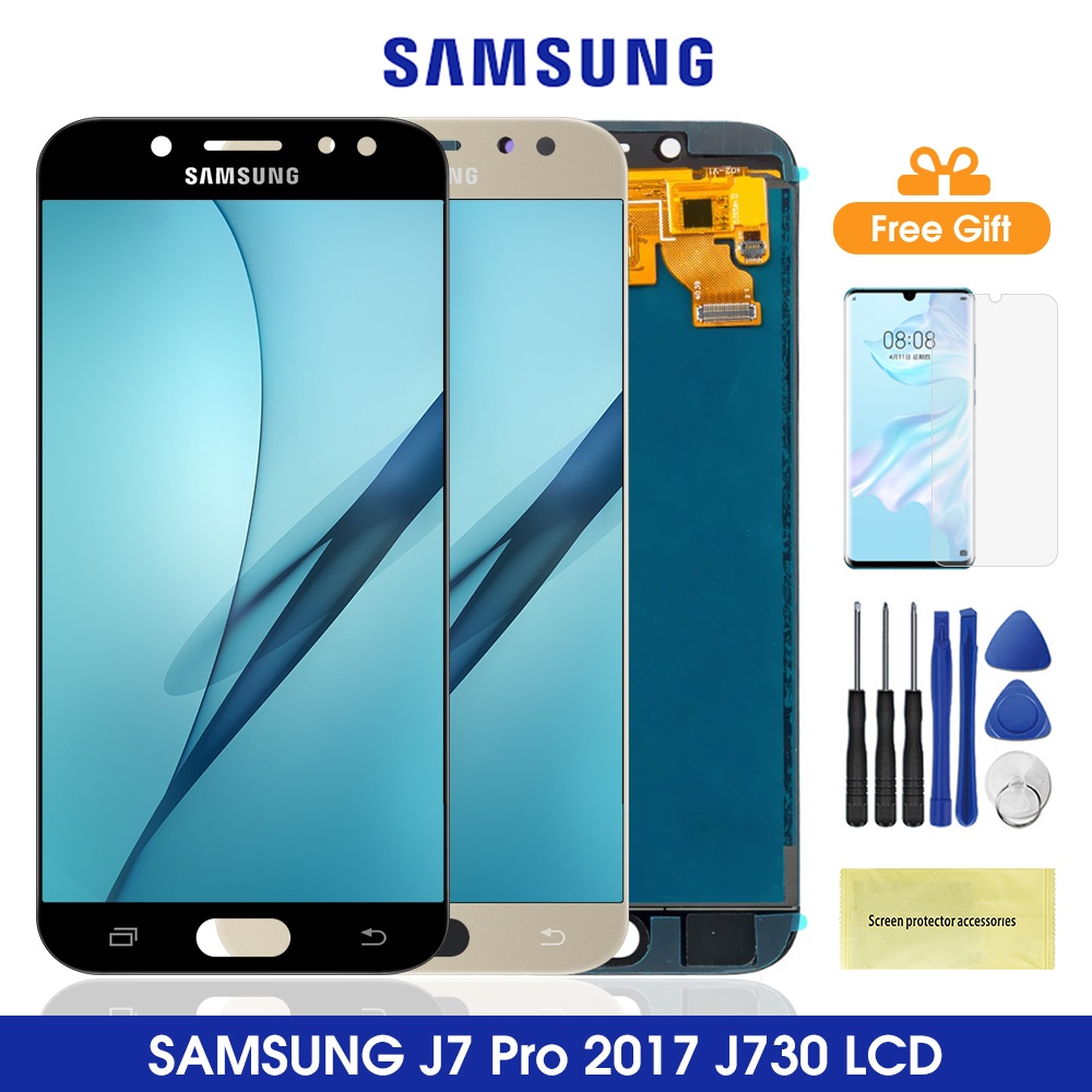5.5'' J730 Lcd For Samsung Galaxy J7 Pro 2017 Display Touch Screen Digitizer Assembly For Samsung J730 J730FM/DS