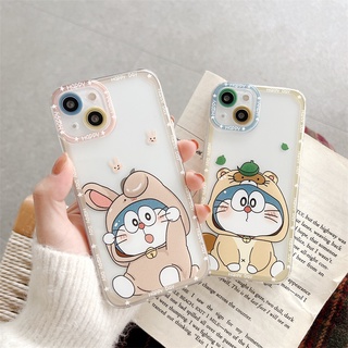 เคสใส แบบนิ่ม ลายการ์ตูนโดเรม่อน สําหรับ Redmi 9A 9T 9C 9 8 10 10C 10A Redmi Note 8 Pro Note 9S 9 Pro Max Note 7 Pro Note 10S 10 Pro Note 11 Pro 5G 11S 4G