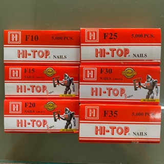 ลูกแม็กปืนยิงตะปู F10,F15,F20 Hi-Top,JumboA สำหรับ ปืนยิงตะปู แม็กลม แม็กไฟฟ้า ***กรุณาสั่งครั้งละไม่เกิน 5 ชิ้น***