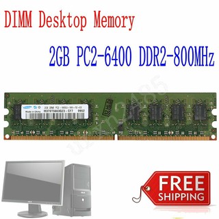 2 Gb Samsung Pc 2-6400 Ddr 2-800 Mhz 240 Pin หน่วยความจําเดสก์ท็อป Dimm Ram Ad22