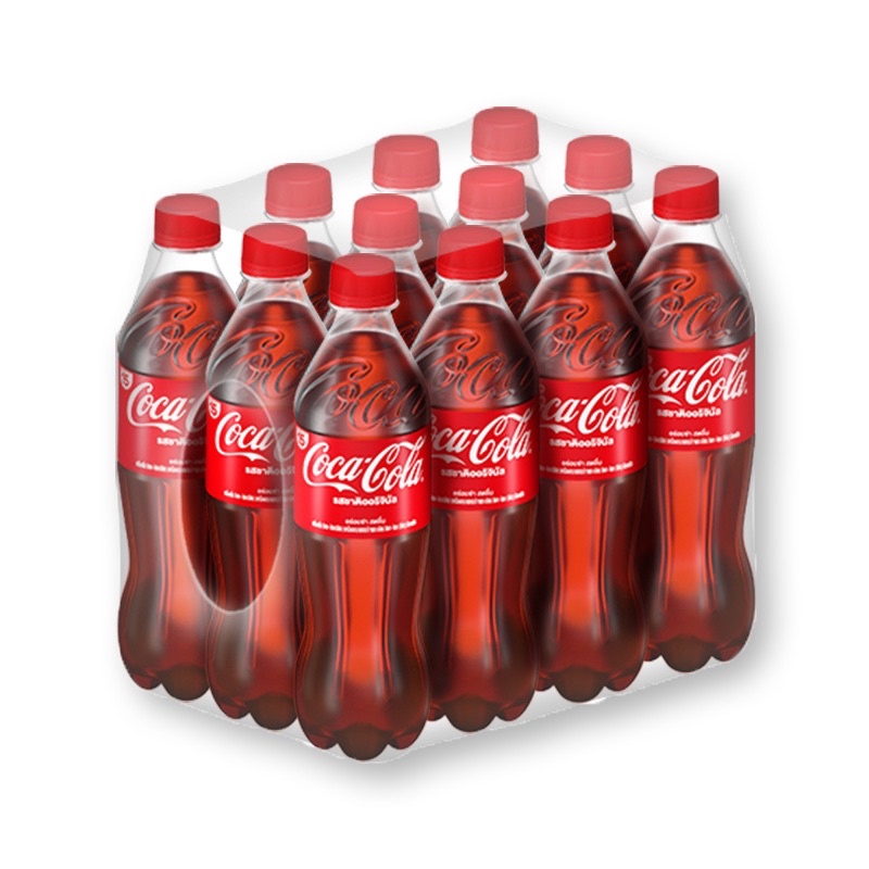 Coca Cola โค้ก น้ำอัดลม รสชาติออริจินัล ขนาด 500 มล. x 12 ขวด