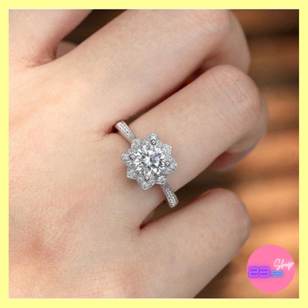 Sale80% แหวนผู้หญิง แหวนดอกพิกุล แหวนสาวๆ รูปทรงน่ารัก ใส่นิ้วไหนก็สวย