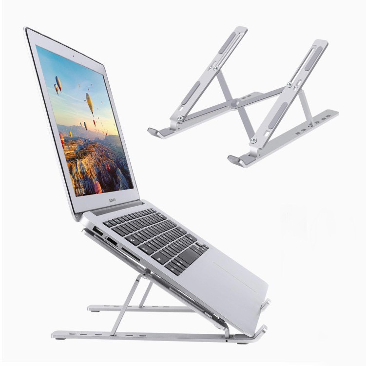 ปรับระดับได้ 10 ระดับ ขาตั้งไอแพด แท็บเล็ต แล็ปท็อป โน๊ตบุ๊ก LAPTOP STAND #Q-0017