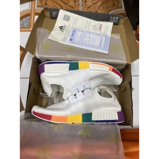 🌈 Addias NMD V2 rainbow งานสวยมาก พื้นสีรุ้ง ใส่ได้ทั้งผู้หญิง&amp;ผู้ชาย รองเท้าออกกำลังกาย🌈