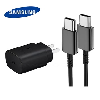 ของแท้!!หัวชาร์จ Samsung หัวชาร์จ + สายชาร์จ TA800 USB C-C pd 25W สำหรับ iphone ipad oppo xiaomi  (รับประกันหนึ่งปี)