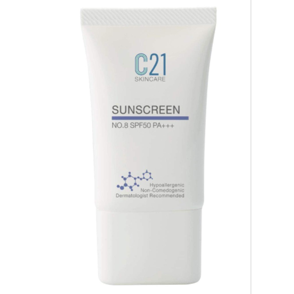 C21 ครีมกันแดดหน้าขาว SPF50+ PA+++ 20ml.