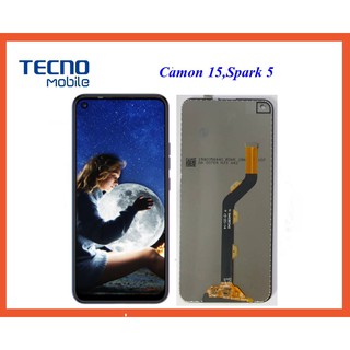 หน้าจออะไหล่จอ LCD.Tecno Camon 15,Spark 5+ทัชสกรีน