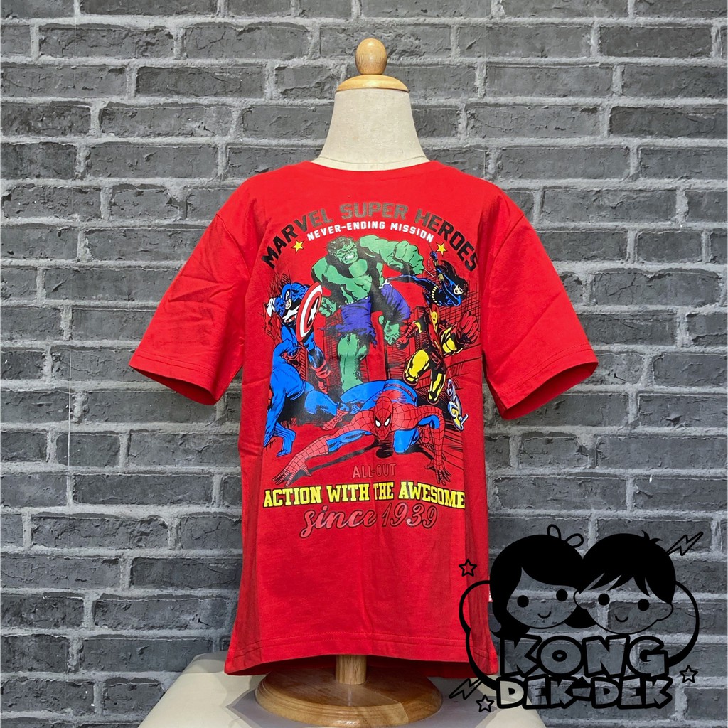 🔰 เสื้อ Marvel Super Heroes เสื้อเด็กลิขสิทธิ์แท้ MARVEL ถูกที่สุด!!! 🔰