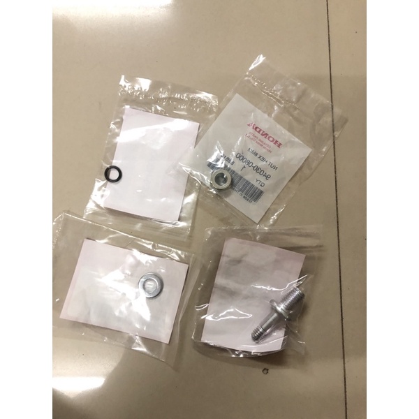 น็อตตั้งครัชเวฟ125S,Rบังลมแท้ศูนย์(4ชิ้น)