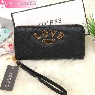 Guess Corner Zip Around Wallet ของแท้ ราคาถูก