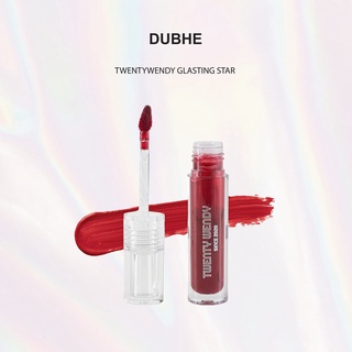 TWENTYWENDY | Glasting Water Tint - DUBHE ลิปทิ้นเนื้อฉ่ำวาว สีเเดงไวน์ตุ่นๆ ปากไม่เเห้งไม่ตกร่อง บางเบา กลบสีปากได้ดี