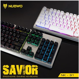 ืNUBWO NK-31 Keyboard Gaming Savior (NK-31) คีบอร์ด