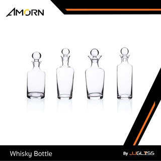 JJGLASS - (AMORN ) Whisky Bottle -  ขวดแก้ว ขวดเหล้า ขวดไวน์ ขวดใส เหมาะสำหรับใส่เหล้าวิสกี้