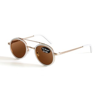 AJ Morgan Cocktail Sunglasses White, Brown Lens แว่นกันแดด สีขาวเลนส์น้ำตาล