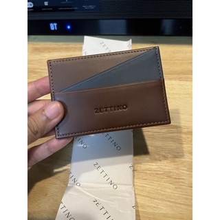 ZETTINO CARD HOLDER - DARK BROWN