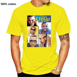 พร้อมส่ง เสื้อยืด พิมพ์ลายนักร้องละติน Don Omar Reaggeton Latin Music หลากสีS-5XL